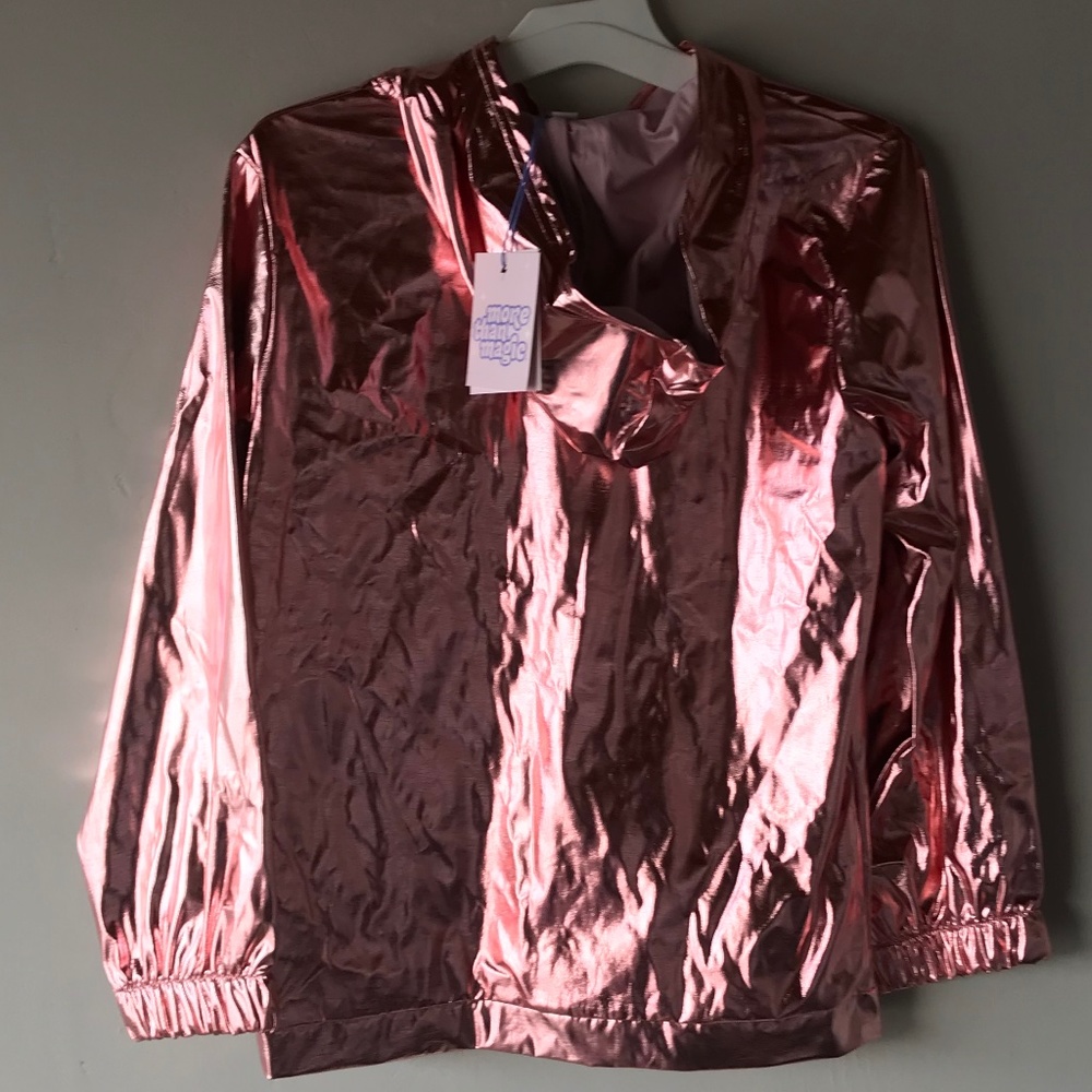 More than magic girl's pink metallic Jacket - Picture 3 of 4